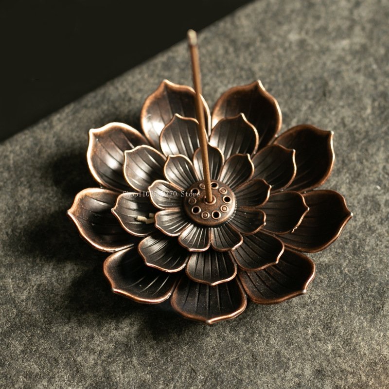 Alloy Line Incense Burner Lotu - Home Fragrance Incense ulasan dan harga