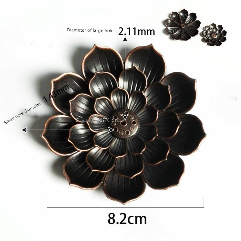 Alloy Line Incense Burner Lotu - Home Fragrance Incense ulasan dan harga