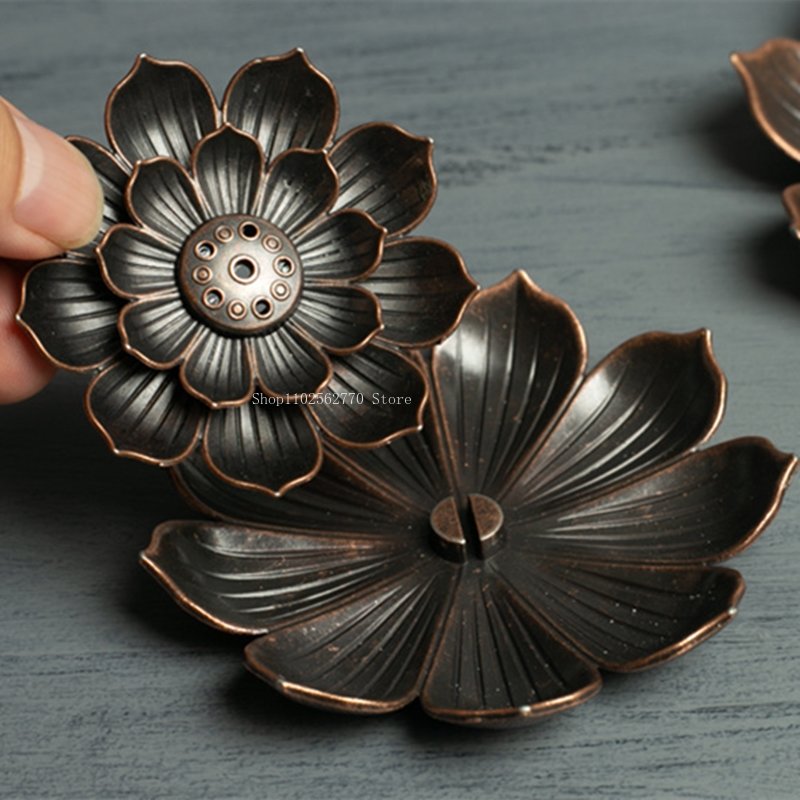 Alloy Line Incense Burner Lotu - Home Fragrance Incense ulasan dan harga