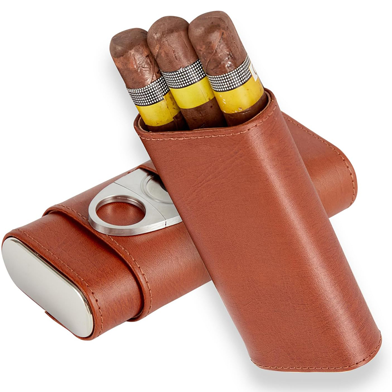 Cigar Case Travel Humidor Kit  - Home Fragrance Maple Walnut ulasan dan harga