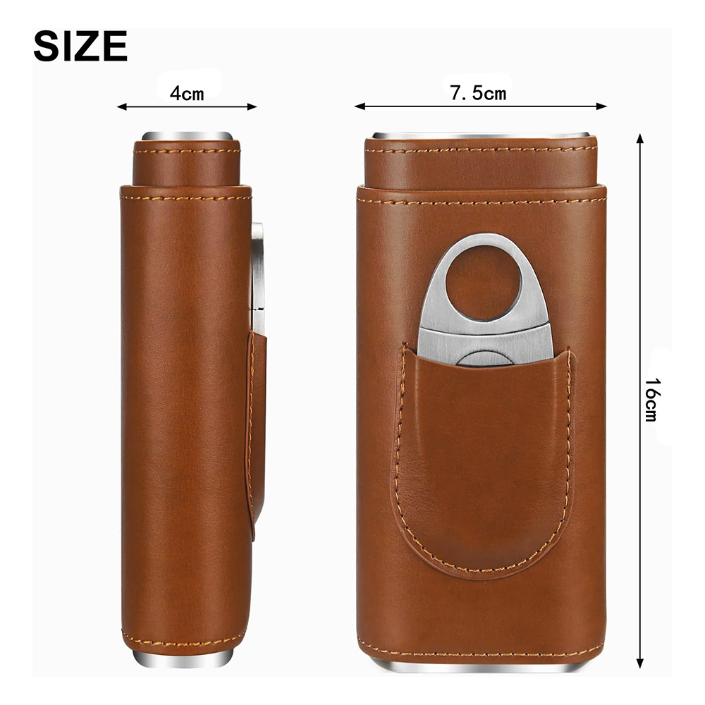 Cigar Case Travel Humidor Kit  - Home Fragrance Maple Walnut ulasan dan harga