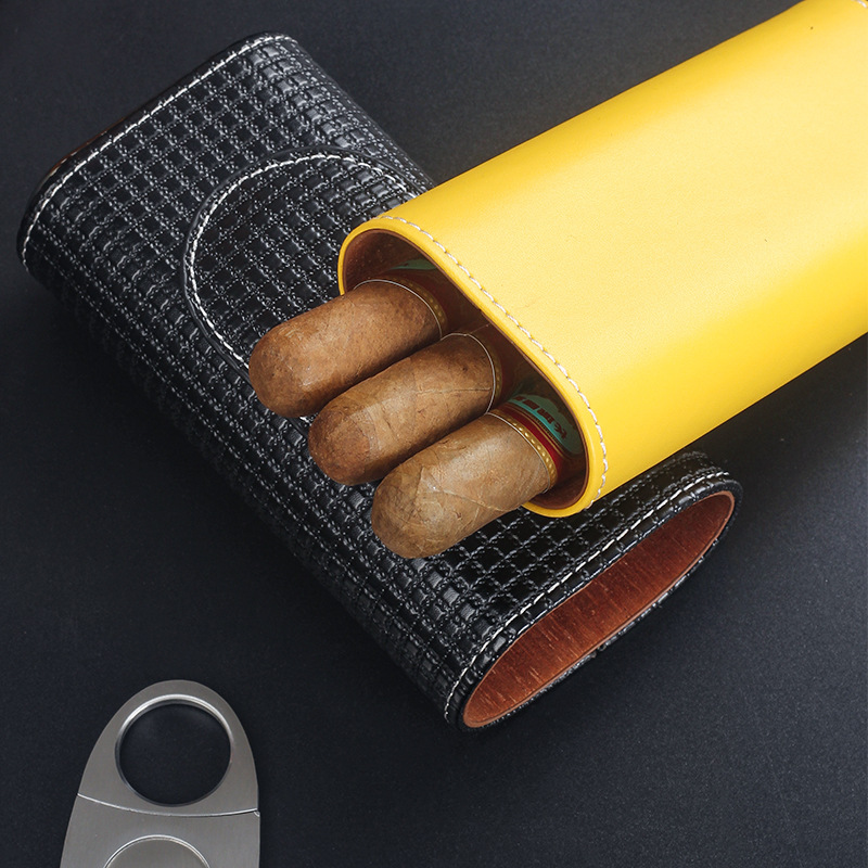 Portable Cigar Case Box Humido - Home Fragrance Maple Walnut ulasan dan harga