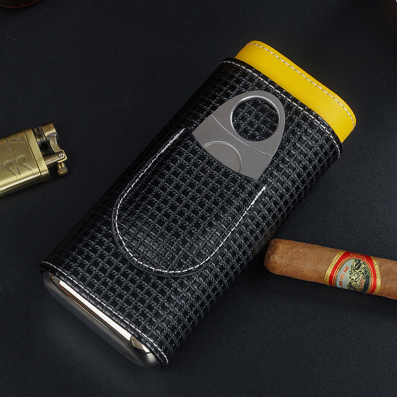 Portable Cigar Case Box Humido - Home Fragrance Maple Walnut ulasan dan harga