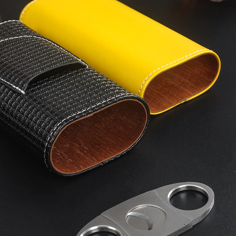 Portable Cigar Case Box Humido - Home Fragrance Maple Walnut ulasan dan harga