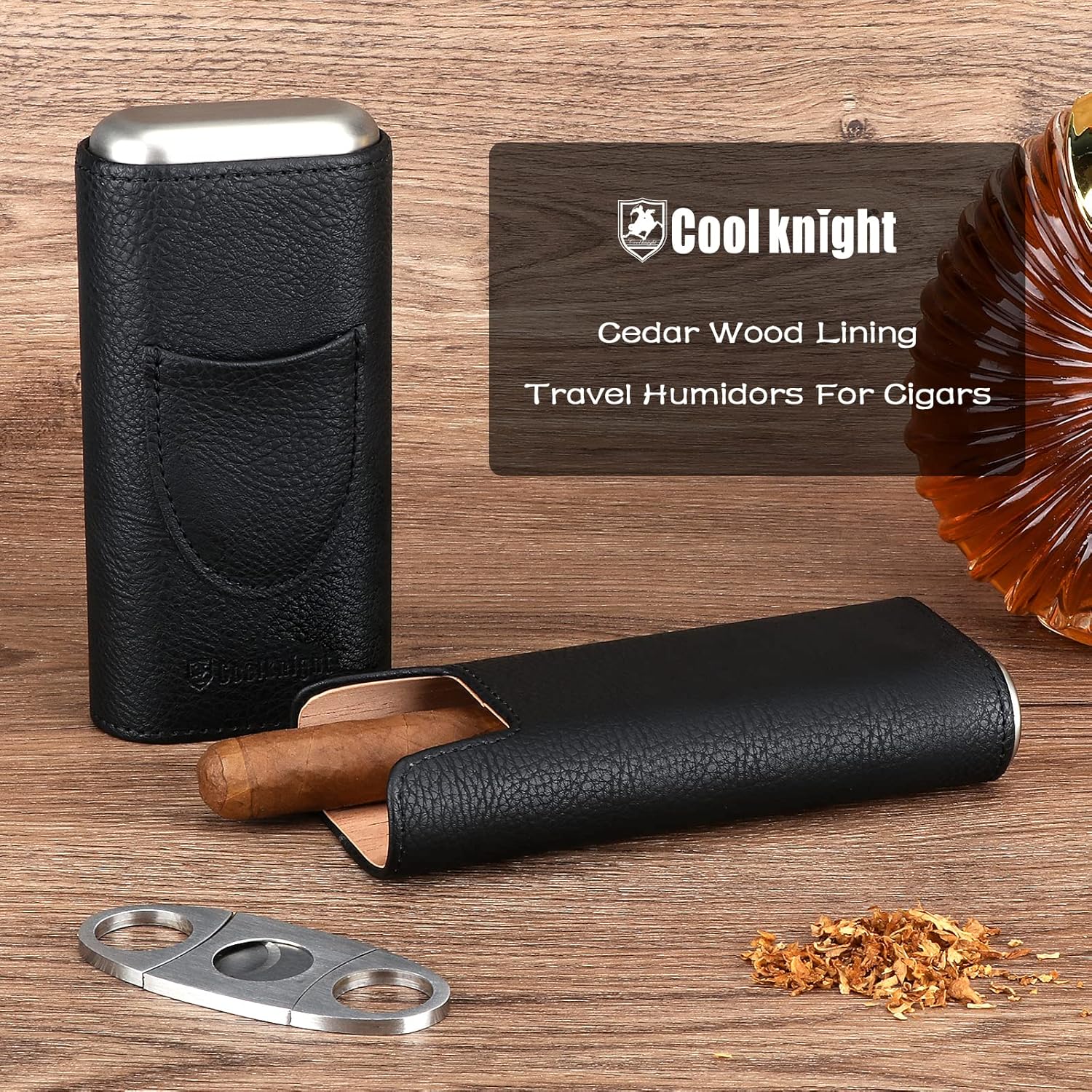 Leather Cigar Case - Cedar Woo - Home Fragrance Maple Walnut ulasan dan harga