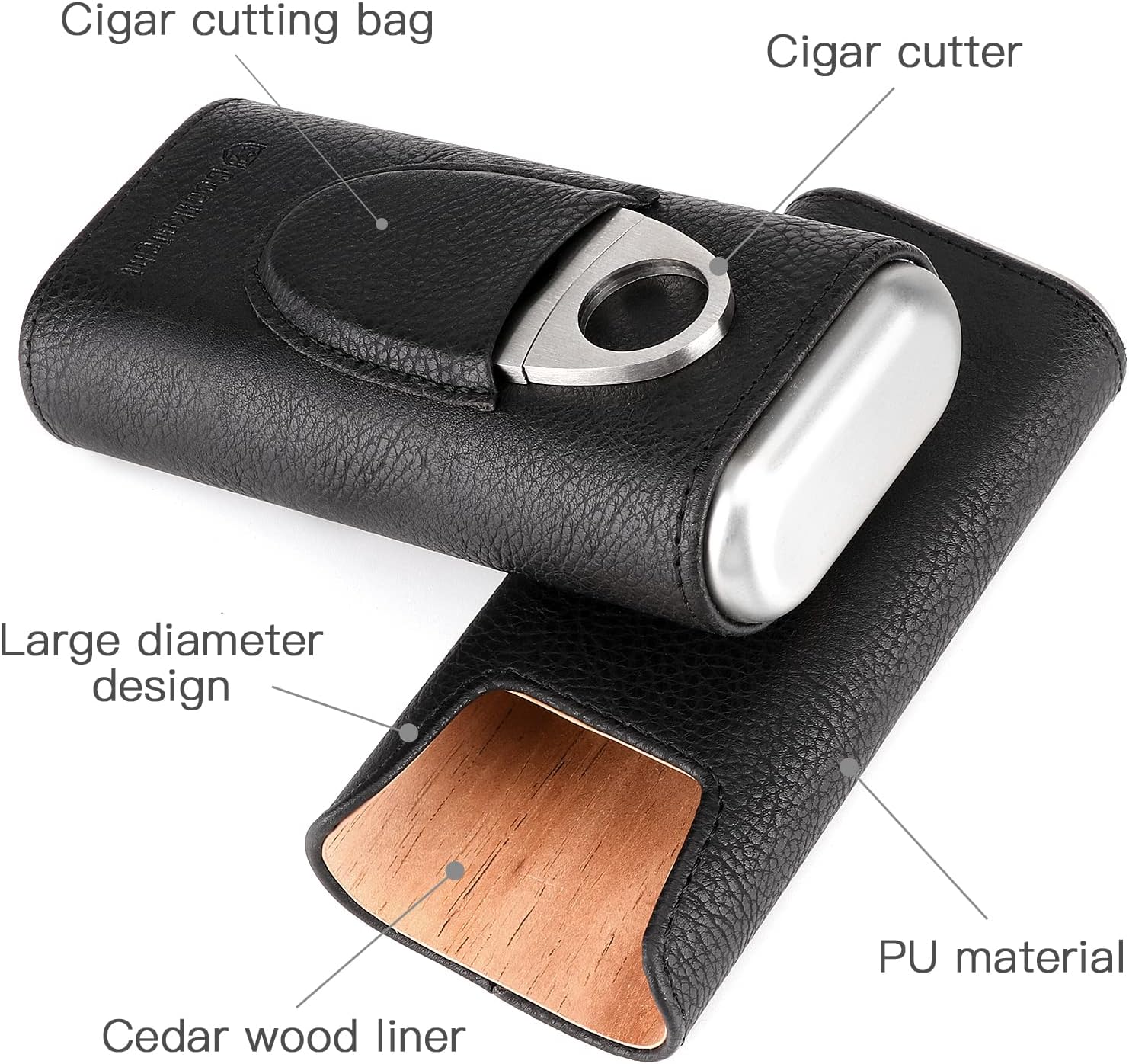 Leather Cigar Case - Cedar Woo - Home Fragrance Maple Walnut ulasan dan harga
