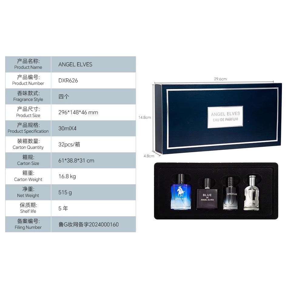 Men's Cologne Set 4 In 1 Set,  - Home Fragrance Gift ulasan dan harga