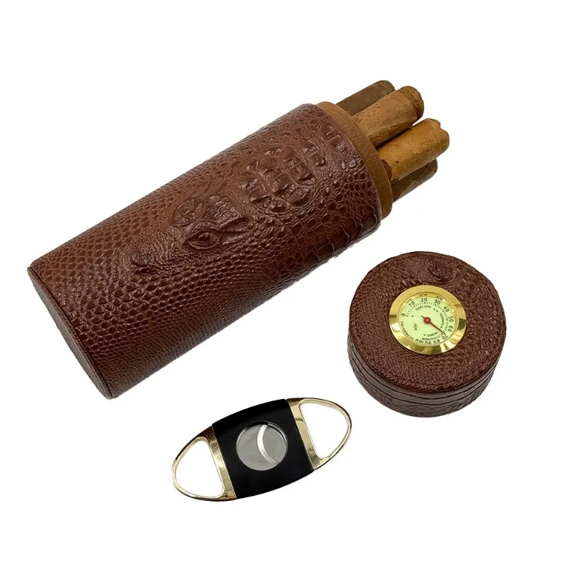 Leather Travel Humidor Cigar B - Home Fragrance Maple Walnut ulasan dan harga