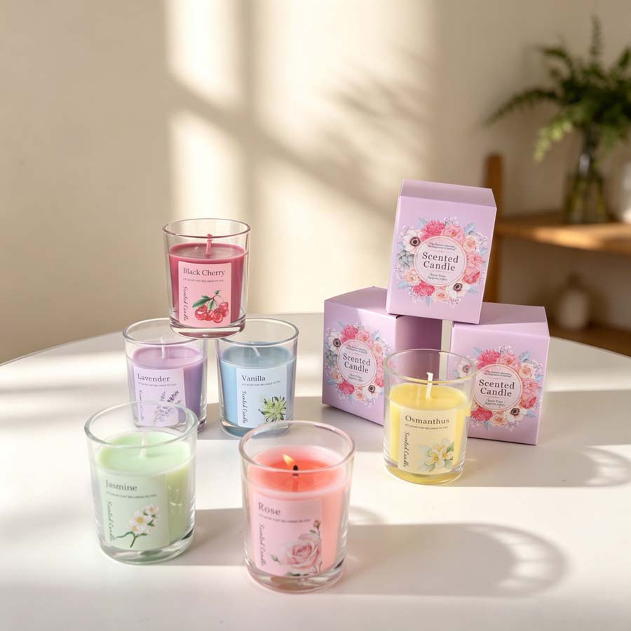 Aromatherapy Scented Candle Gi - Home Fragrance Set Gift ulasan dan harga